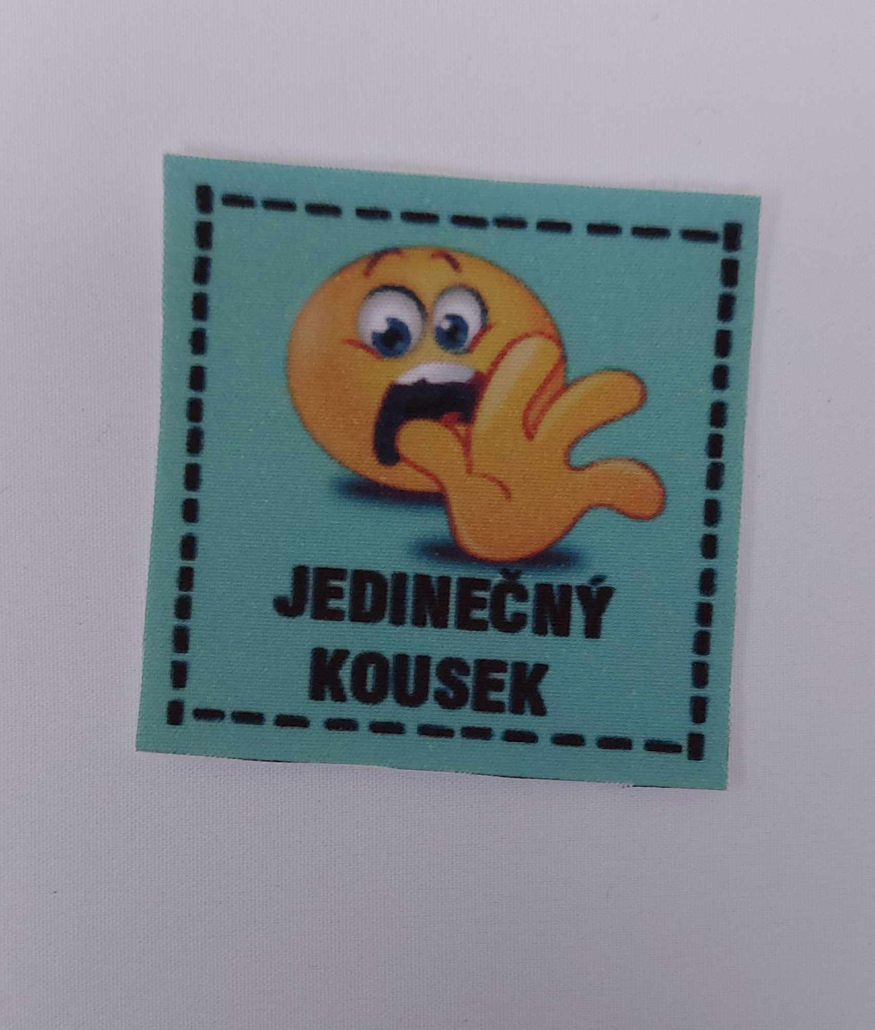 Látková nášivka - JEDINEČNÝ KOUSEK