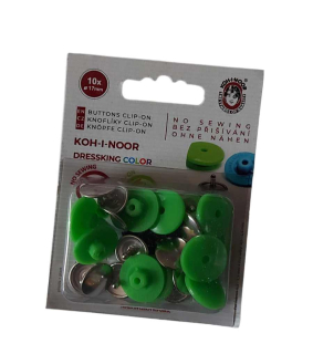 Knoflík DRESSKING - světle zelená