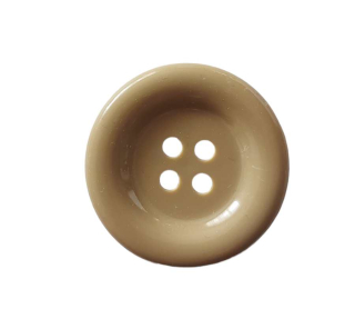 Plastový knoflík 50mm světle hnědý