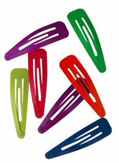 Sponka do vlasů pukačka -neon velká